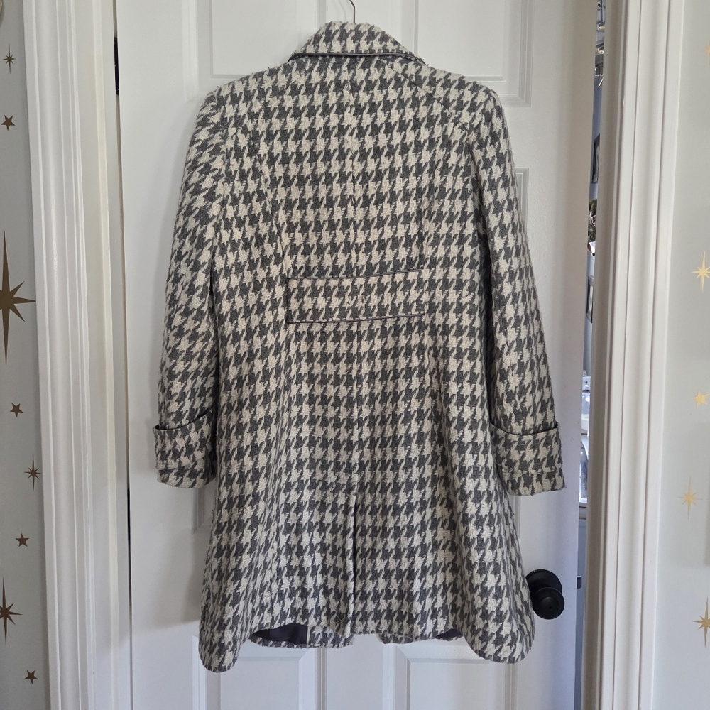Vintage Houndstooth Peacoat - Picture 4 of 6